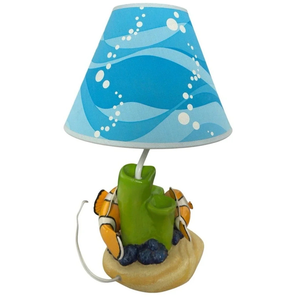 Disney Pixar Finding Nemo Table Lamp Nightlight Hampton Bay Nursery Room